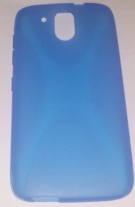 Силиконов гръб ТПУ X-Case за HTC Desire 526G dual sim / 526 / 526G+ син 